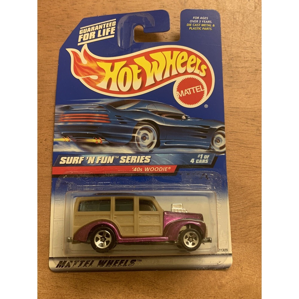 Hot Wheels Surf N Fun Series #1/4. '40s Woodie